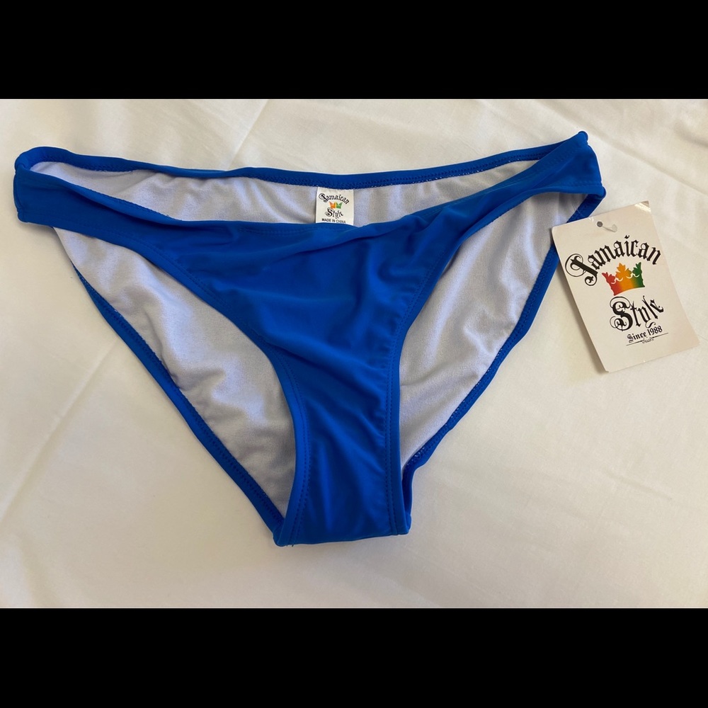 NWT Jamaican Stole royal blue bikini bottom